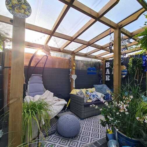 Customer image of Force Cut to Size Clear Twinwall Polycarbonate Sheeting