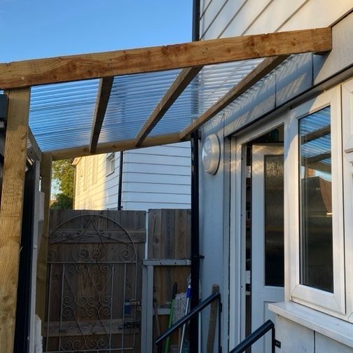 Customer image of Solstice 3" ASB Heavy Duty Corrugated PVC Roof Sheet - 1.1mm Thick