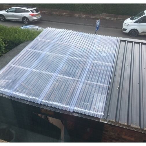 Customer image of Vistalux PVC Heavy Duty Corrugated Roof Sheet (Profile 3)