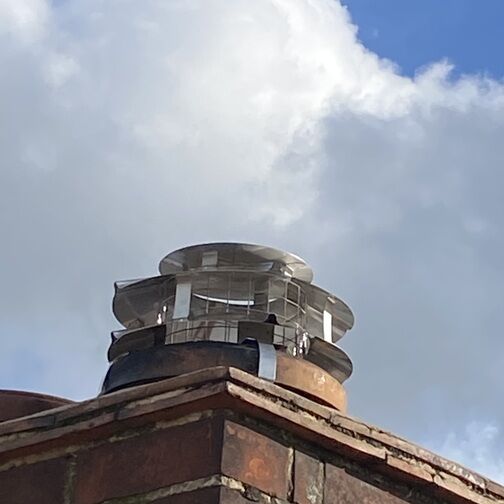 Customer image of Brewer Ultimate Flue Outlet Round Solid Fuel Chimney Cowl (Fits Pots 6" - 10")