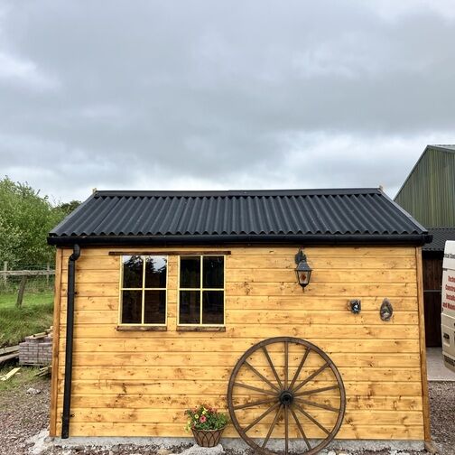 Customer image of Onduline Corrugated Bitumen Roofing Sheet - 2000mm x 950mm x 3mm