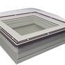 FAKRO DXC-C P4 Secure Double Glazed Domed Flat Roof Window - 90cm x 90cm additional 1