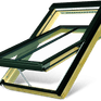 FAKRO Natural Pine Conservation Centre Pivot Electric Triple Glazed Roof Window (FTP-V/C Z-Wave) additional 1
