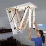 Fakro LWK Komfort 4 Section Folding Wooden Loft Ladder and Hatch - 70 x 100 x 280cm additional 2