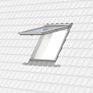 VELUX GPL FK06 2068 White Painted Top Hung Window - 66cm x 118cm additional 3