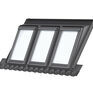 VELUX EAW FK08 6031E Low Pitch Tile Flashing For Triple Window - 66cm x 140cm additional 1