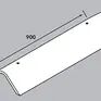 Forticrete Hardrow 90˚ Degree Concrete Angle Ridge Tile - 900mm additional 1