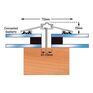 Surge Capex 70 Concealed Fix Glazing Bar (2.4m) additional 1