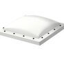 VELUX Fixed Opaque Flat Roof Dome/Window - 80cm x 80cm (Includes Base Unit &amp; Top Cover) additional 2