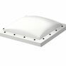 VELUX Fixed Opaque Flat Roof Dome/Window - 90cm x 90cm (Includes Base Unit & Top Cover) additional 2