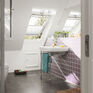VELUX GGU MK10 0067 White Maintenance-Free Centre Pivot Window - 78cm x 160cm additional 3