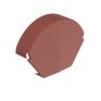 Hambleside Danelaw HDIPTDVHR Half Round Cap for Interlocking Plain Tile Dry Verge (Pack of 10) additional 4