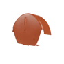 Timloc Ambi-Verge Ridge End Cap Half Round (Pack of 10) additional 3