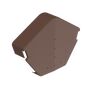Hambleside Danelaw Angle Ridge Cap for Interlocking Plain Tile Dry Verge (10 per pack) additional 5