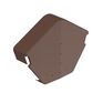 Hambleside Danelaw Angle Ridge Cap for Interlocking Plain Tile Dry Verge (10 per pack) additional 5