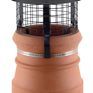 Brewer Round Strap Fix Solid Fuel Birdguard Chimney Cowl (Fits Pots 6" - 10") additional 1