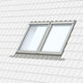 VELUX EBW CK02 4021B Side-by-side Installation Package (Tiles) 55cm x 78cm for 18mm Gap additional 1