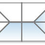 Korniche Aluminium Flat Roof Window Lantern - 1.5m x 1m (No Rafters Included) additional 7