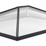 Korniche Aluminium Flat Roof Window Lantern - 2m x 1m (No Rafters Included) additional 2