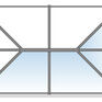 Korniche Aluminium Roof Window Lantern - 2.5m x 2m (No Rafters Included) additional 7