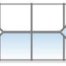 Korniche Aluminium Bespoke Roof Window Lantern - 3m x 2.5m (No Rafters Included) additional 8