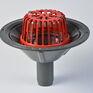 ACO HP Vertical Spigot Aluminium Roof Outlet with Dome Grate additional 3