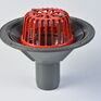 ACO HP Vertical Spigot Aluminium Roof Outlet with Dome Grate additional 4
