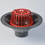 ACO HP Vertical Screw Aluminium Roof Outlet with Dome Grate additional 4