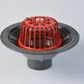 ACO Vertical Screw Aluminium Roof Drain Outlet (Dome Grate) additional 4