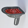 ACO HP Balcony Spigot Aluminium Roof Outlet with Flat Grate additional 2
