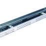 ACO FreeDeck Galvanised Steel Adjustable Height Drainage Channel - 1000mm x 130mm x 75mm - 105mm additional 1