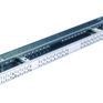 ACO FreeDeck Galvanised Steel Fixed Drainage Channel - 1000mm x 130mm x 50mm additional 1