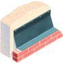 Flexible DPC securing strap 2m x 30mm (Pack of 50) additional 2