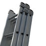 Aluminium Dmax Triple Extension Ladder with Stabiliser Bar - 3 x 13 additional 9