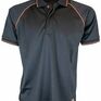 Unbreakable Newark Black / Orange Trimmed Polo Shirt additional 1