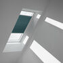 VELUX Blind FHC FK06 1173SWL Manual Double-Pleated Blind Petrol 'White Line' - 66cm x 118cm additional 2