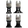 Beaver Curved Multi Tool Blade Set Multi Material 4 Piece additional 1