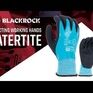 CMS Blackrock Watertite Waterproof Latex Grip Work Glove For Wet &amp; Dry Conditions - Blue additional 5