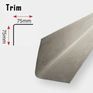 Fibreglass GRP AT195 Internal Angle Roof Trim - 1.5m additional 1