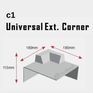 Fibreglass GRP C1 Universal External Corner Trim additional 1