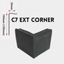 Fibreglass GRP C7 Simulated Lead External Corner additional 1
