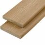 Cladco Woodgrain Effect Capstock Decking Board - 3.6m x 200mm x 32mm additional 3