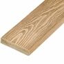Cladco Woodgrain Effect Capstock Bullnose Decking Board - 3.6m x 150mm x 32mm additional 3
