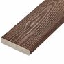 Cladco Woodgrain Effect Capstock Bullnose Decking Board - 3.6m x 150mm x 32mm additional 6