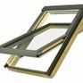 FAKRO Natural Pine Centre Pivot Double Glazed Roof Window (FTP-V) additional 1