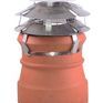 Brewer Ultimate Flue Outlet Round Solid Fuel Chimney Cowl (Fits Pots 6" - 10") additional 4