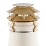 Brewer Ultimate Flue Outlet Round Solid Fuel Chimney Cowl (Fits Pots 6" - 10") additional 3