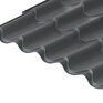 Cladco 41/1000 Tileform 0.6mm Prelaq Mica Coated Roof Sheet - Graphite Grey additional 1