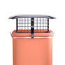 Brewer Square Solid Fuel Chimney Birdguard With Rain Cap (Fits Pots 6" - 10") additional 4