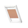 VELUX FHC 1049WL Manual Blackout Energy Pleated Blind 'White Line' - Peach additional 1